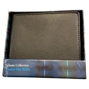 The Boots Company‎ England New Men’s Black Leather Wallet NIB
